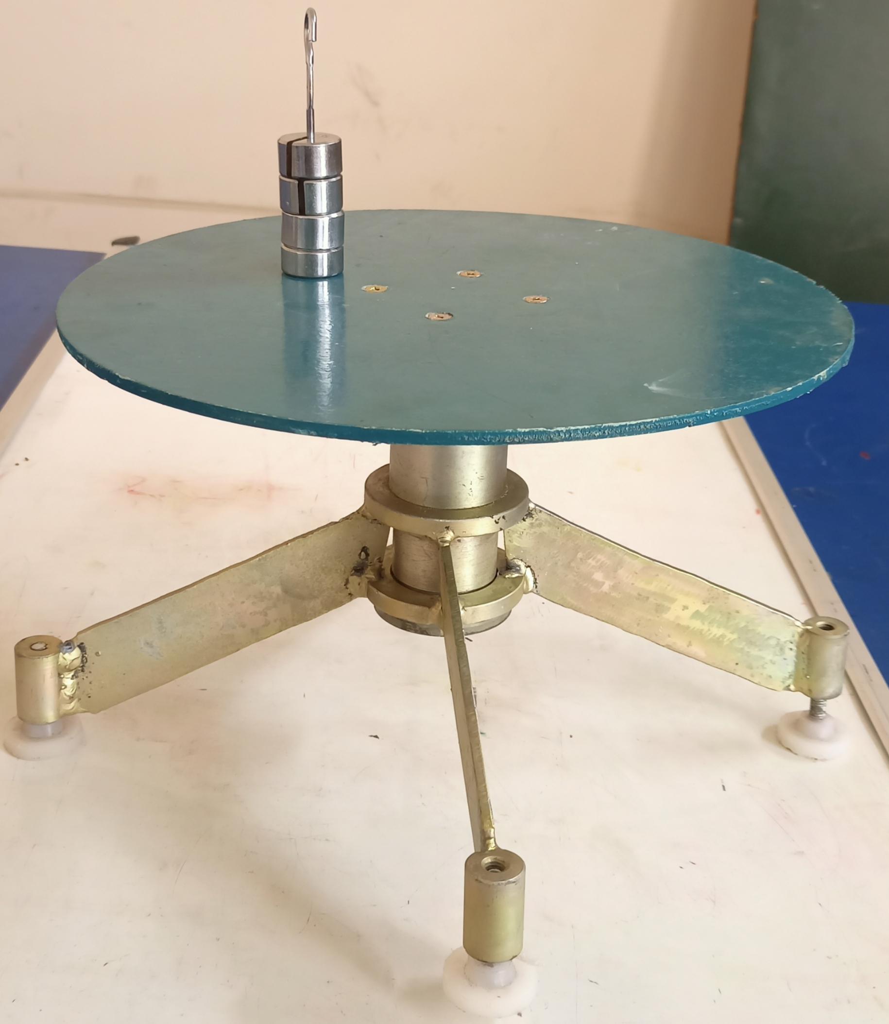 Accelerated Circular motion: NM cart on Rotating disc